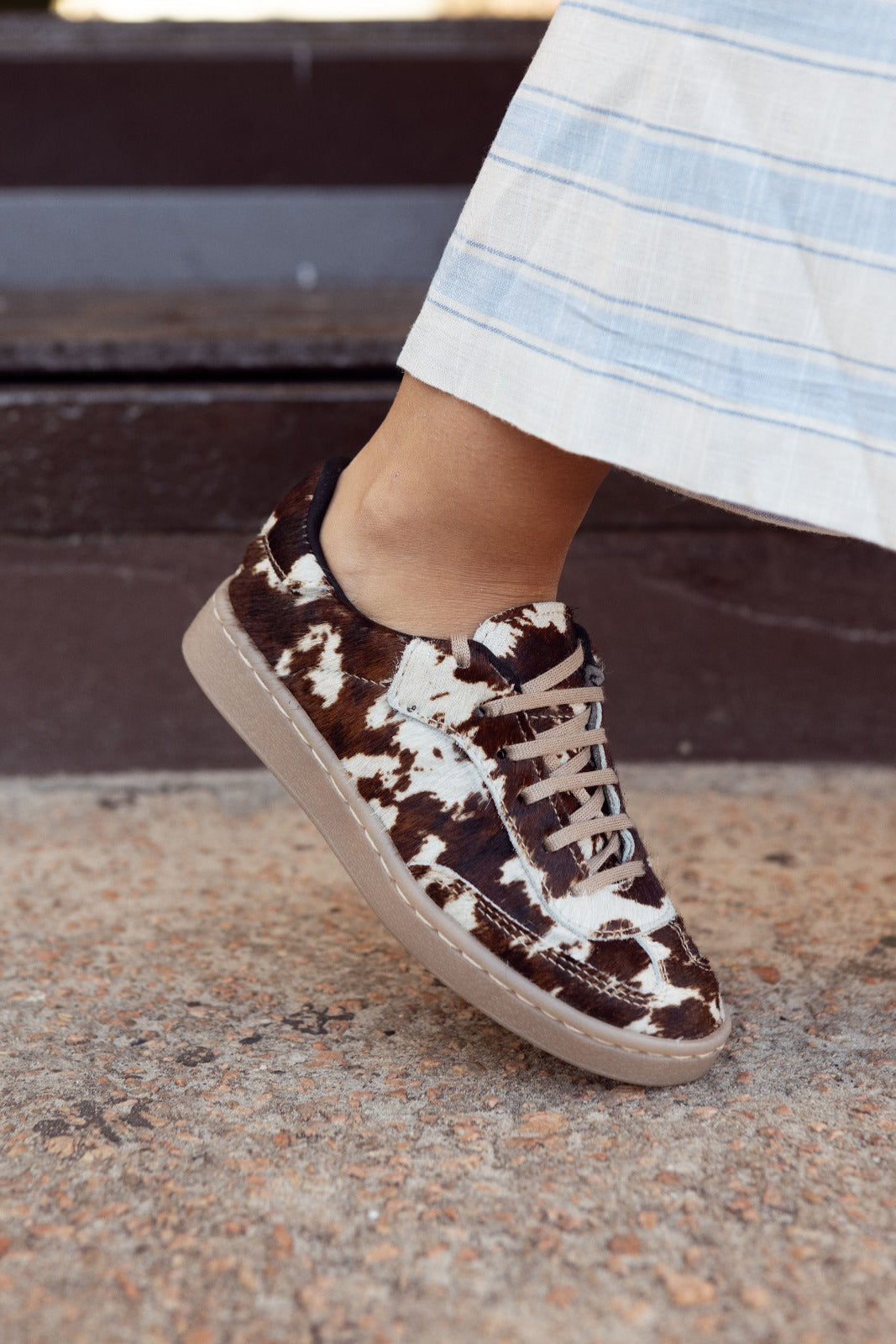 Viena: Sneaker Kiko's Pelo Vaca marrón