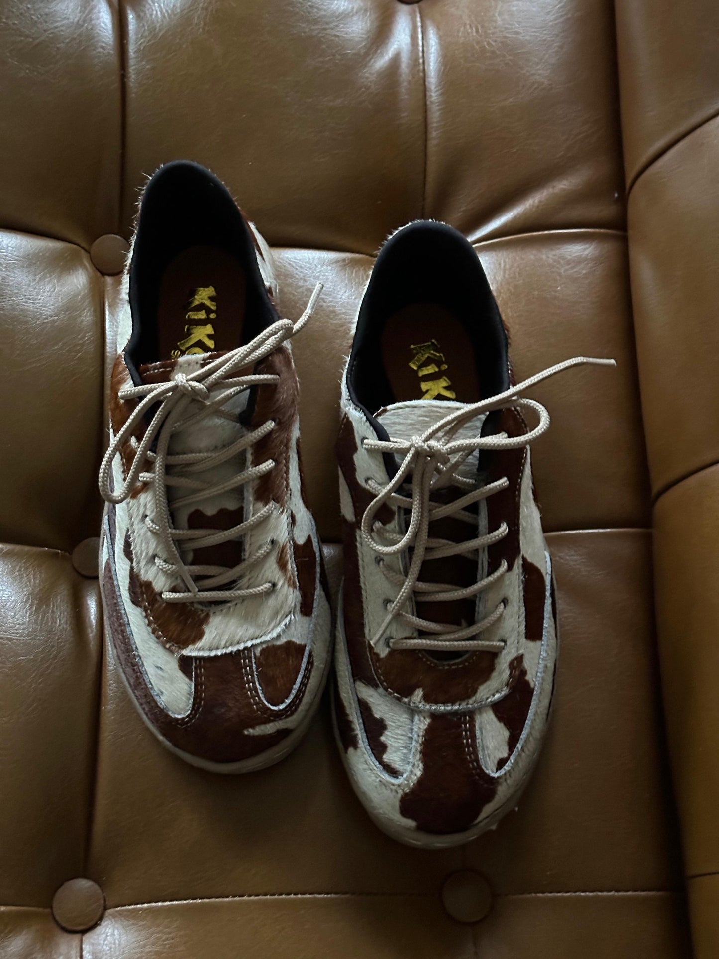 Viena: Sneaker Kiko's Pelo Vaca marrón