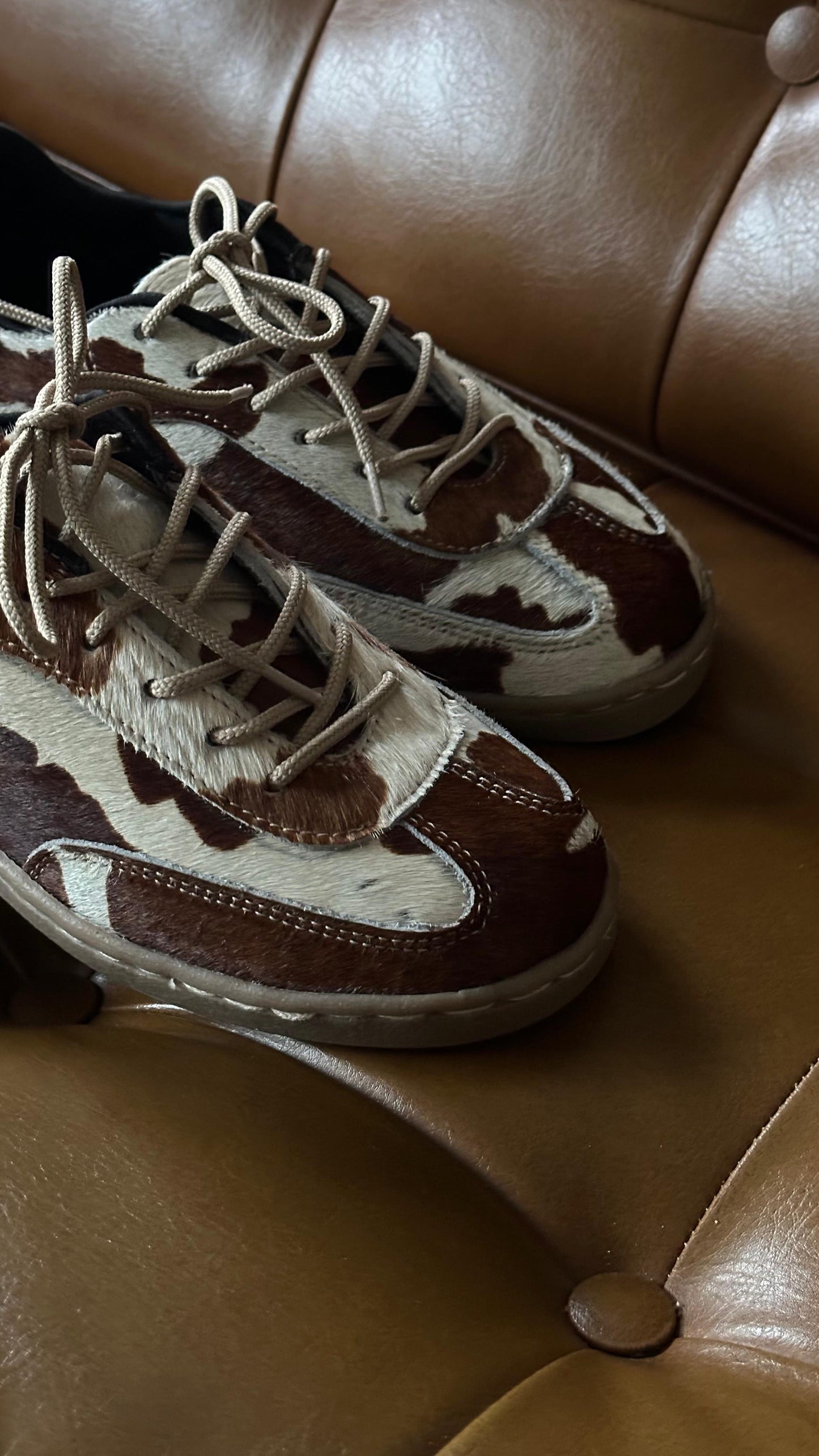 Viena: Sneaker Kiko's Pelo Vaca marrón