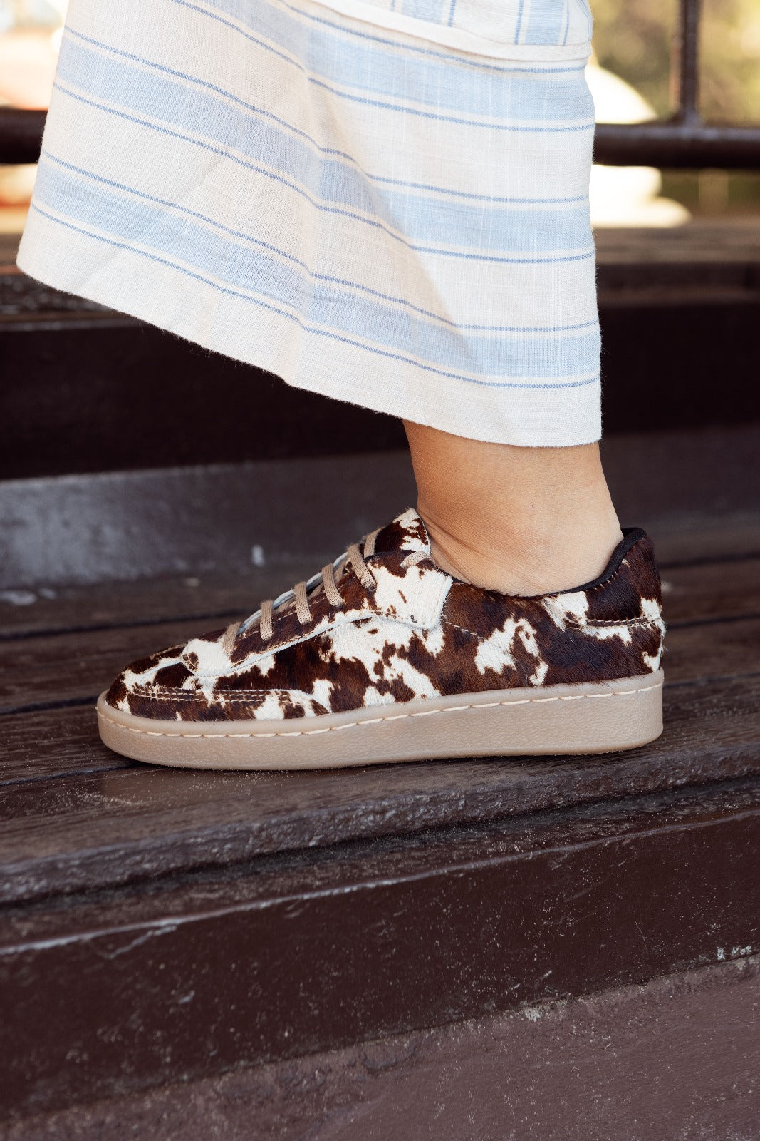 Viena: Sneaker Kiko's Pelo Vaca marrón