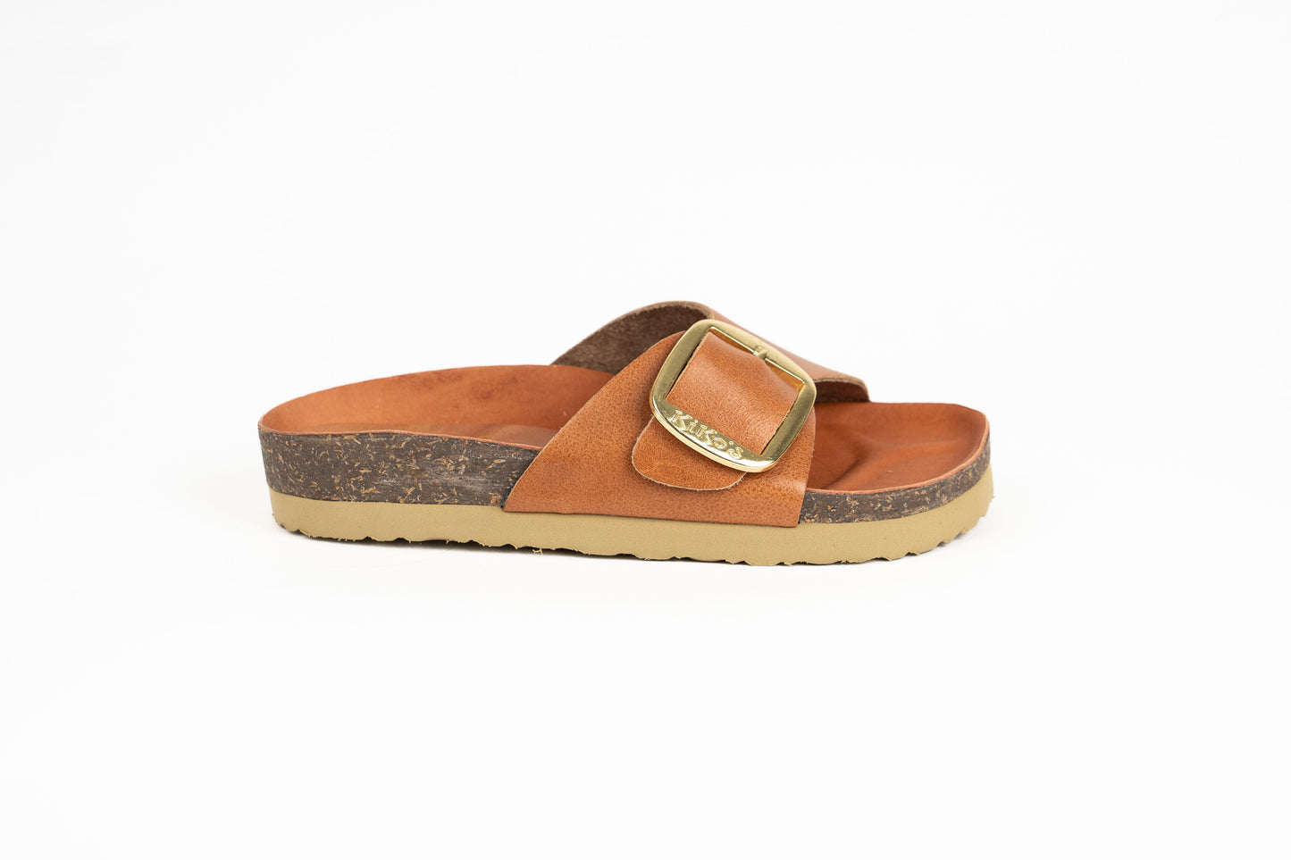 Clover: Sandalia Kiko's una hebilla terracota