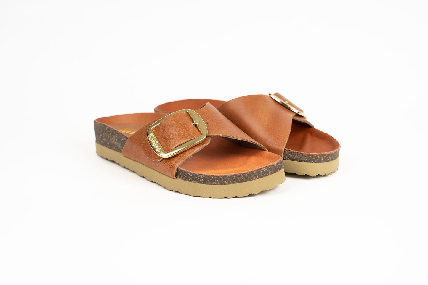 Clover: Sandalia Kiko's una hebilla terracota