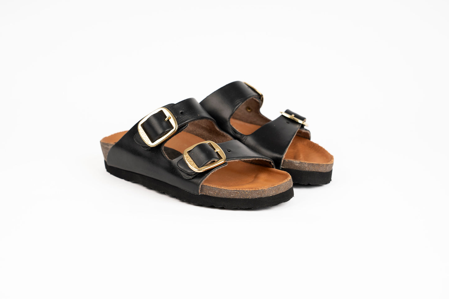 Clover: Sandalia Kiko's dos hebillas Negro