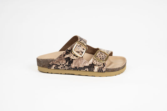 Clover: Sandalia Kiko's dos hebillas Vibora