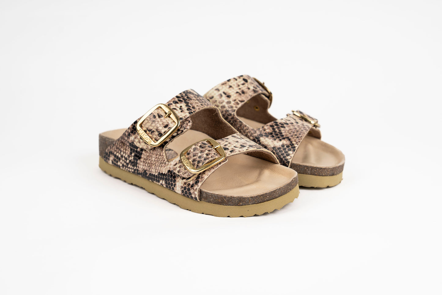 Clover: Sandalia Kiko's dos hebillas Vibora