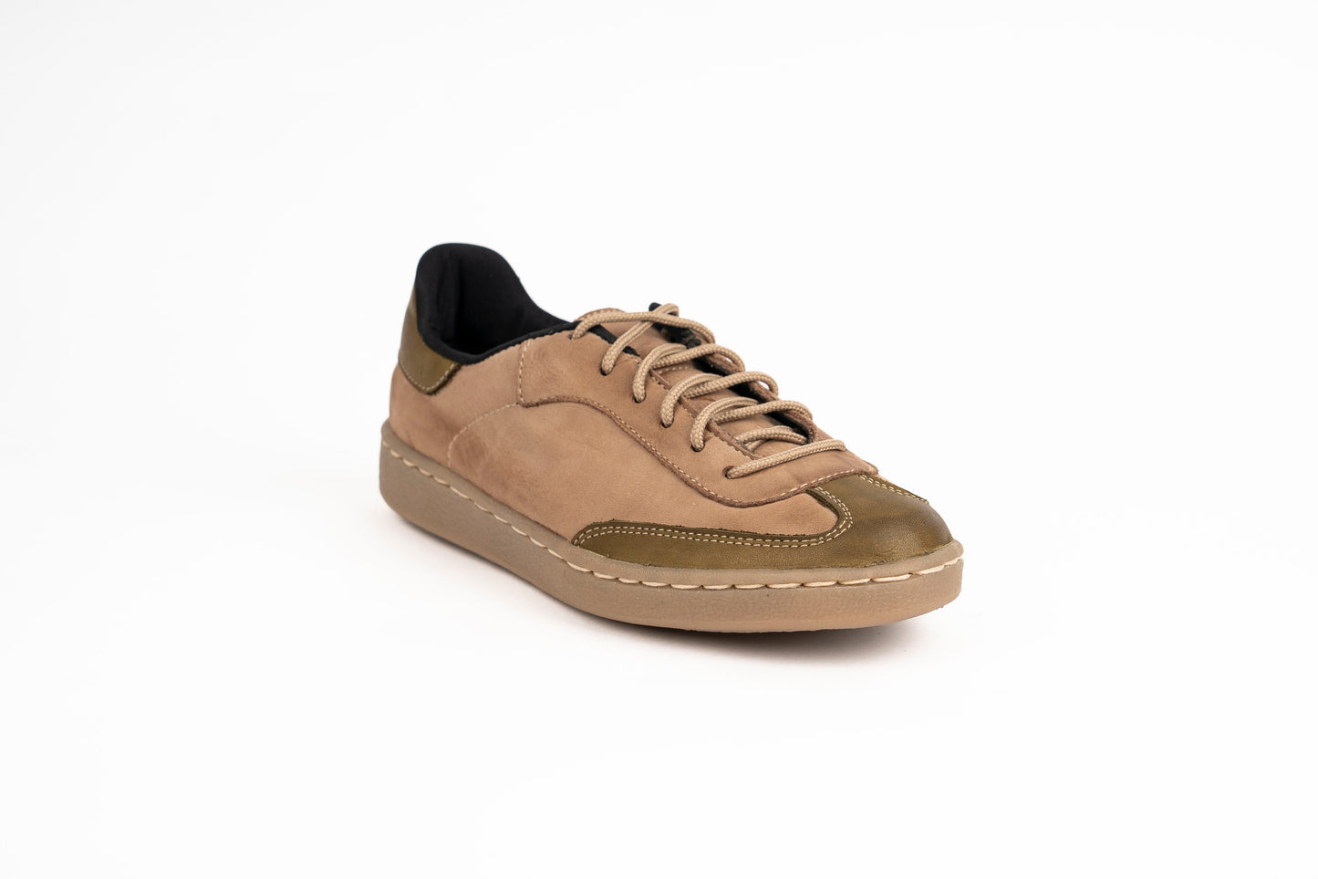 Viena: Sneaker Kiko's Taupe con verde