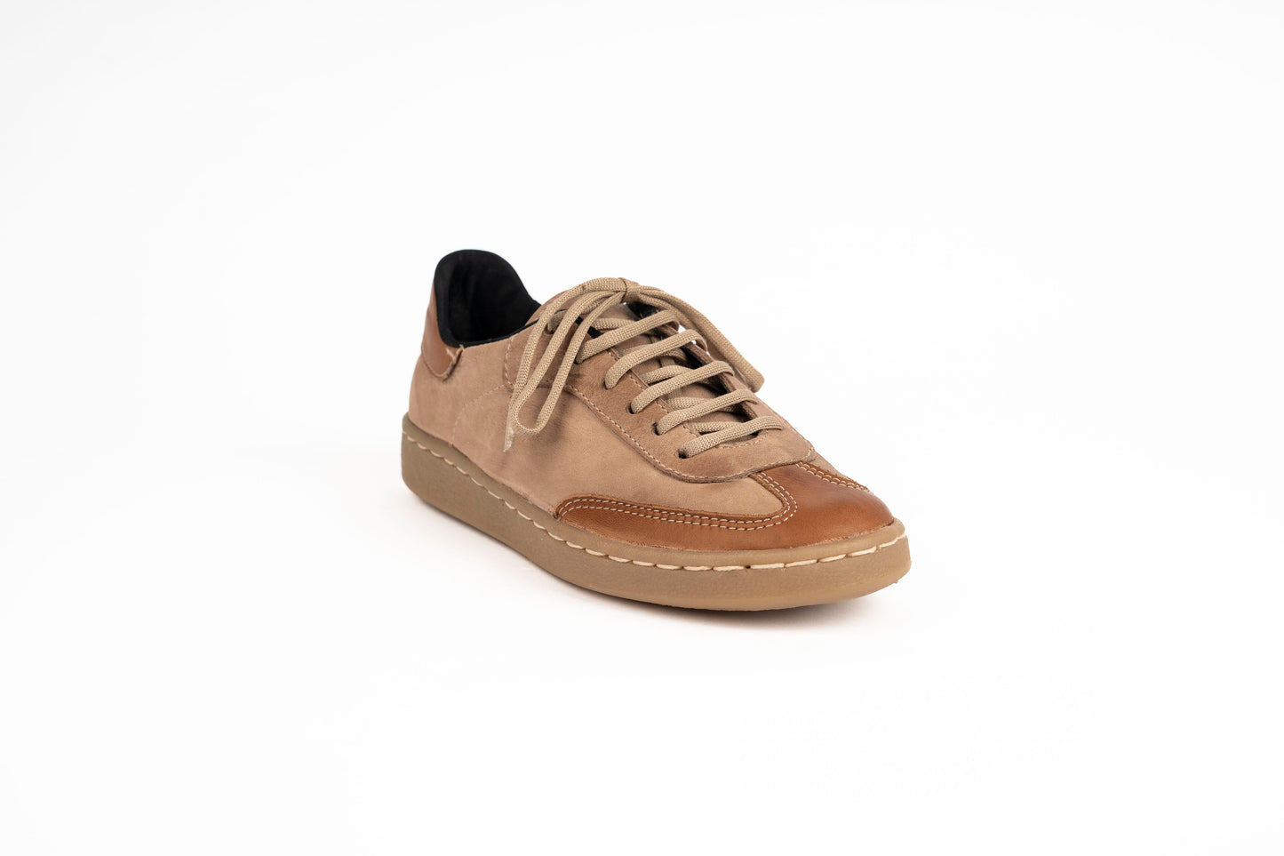 Viena: Sneaker Kiko's Taupe con terracota