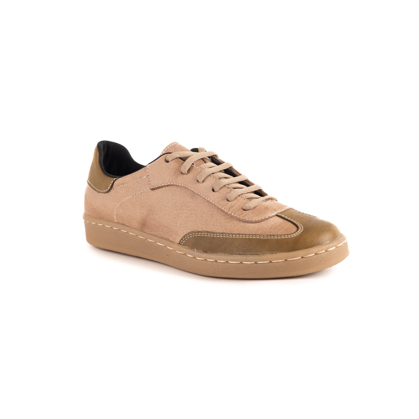 Viena: Sneaker Kiko's Taupe con verde
