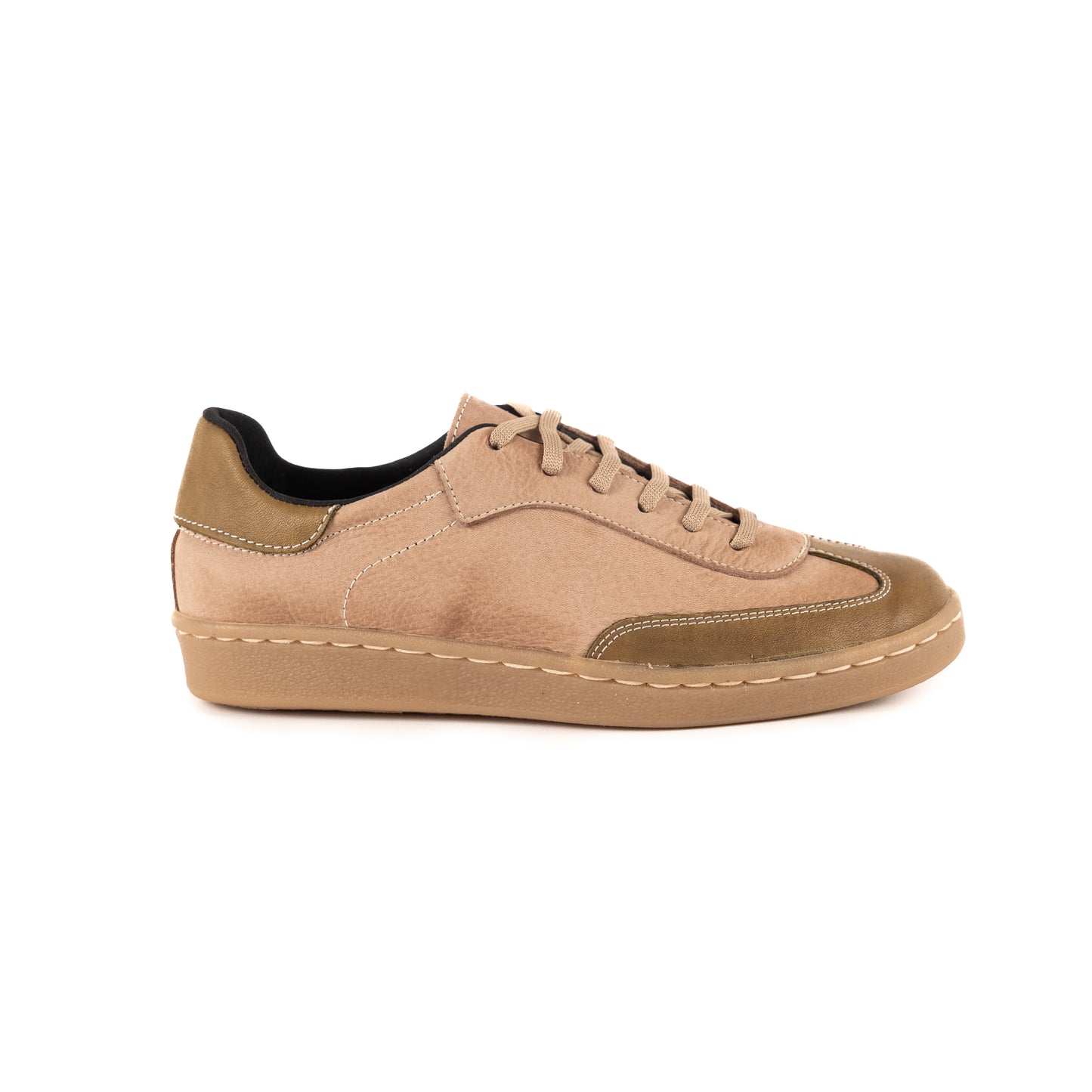 Viena: Sneaker Kiko's Taupe con verde