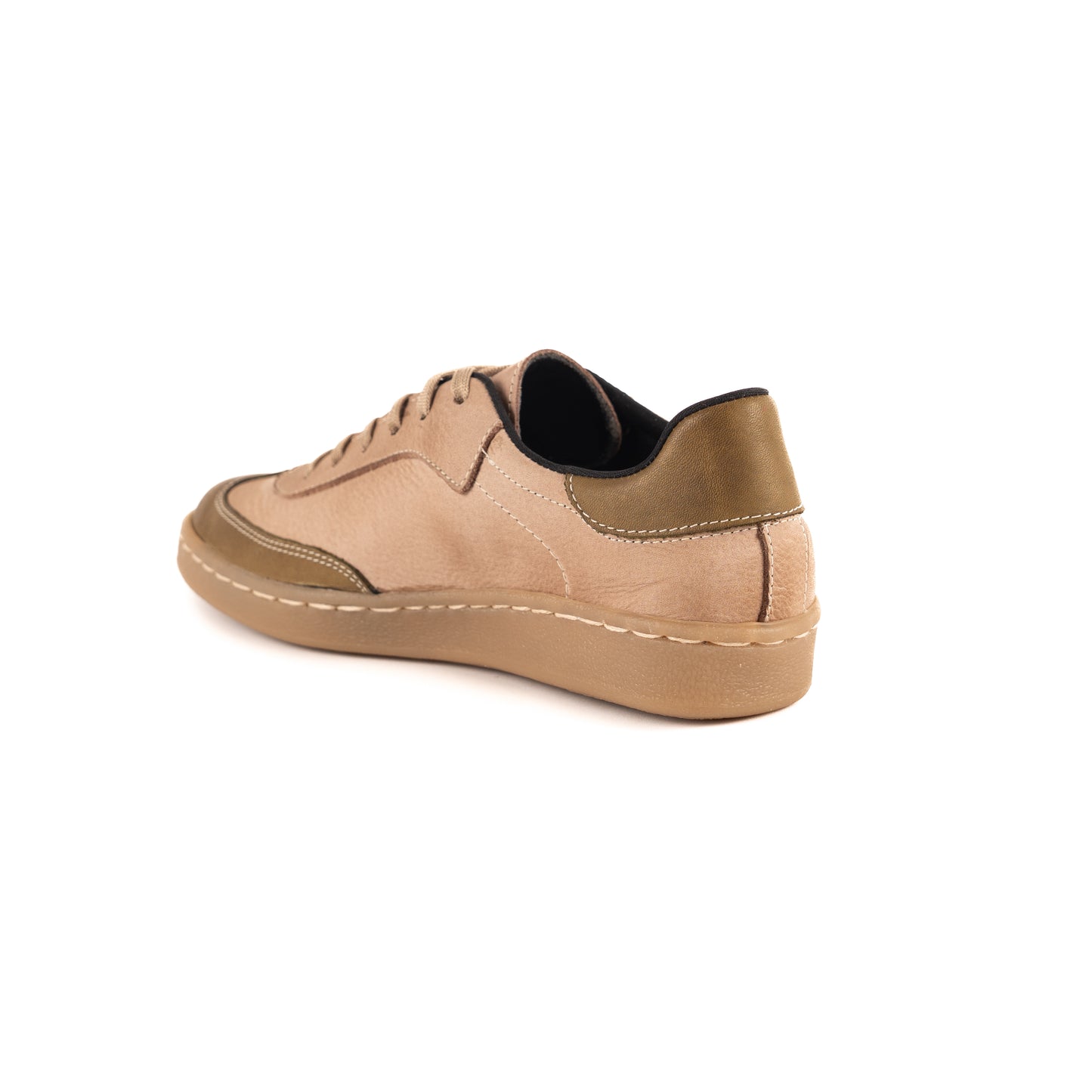 Viena: Sneaker Kiko's Taupe con verde