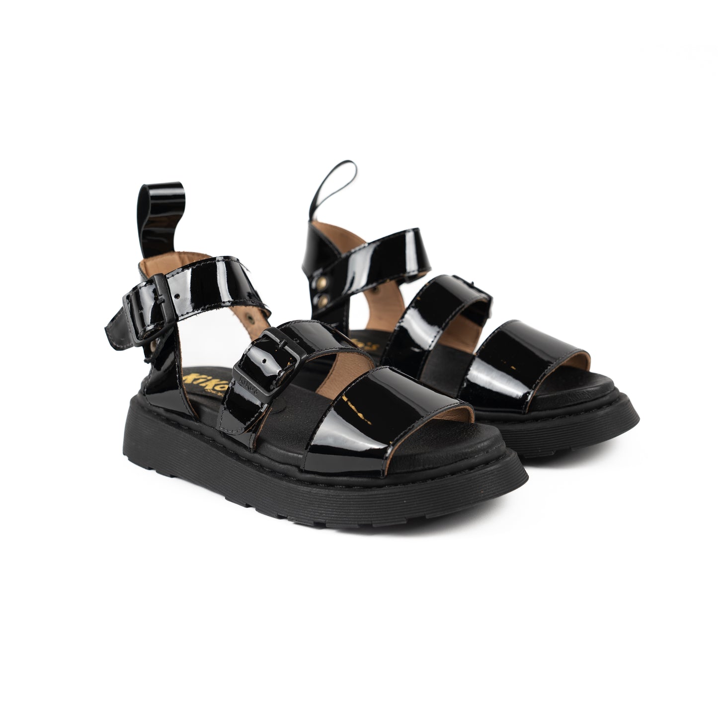 Dianna: Sandalia Kiko's Negro Charol