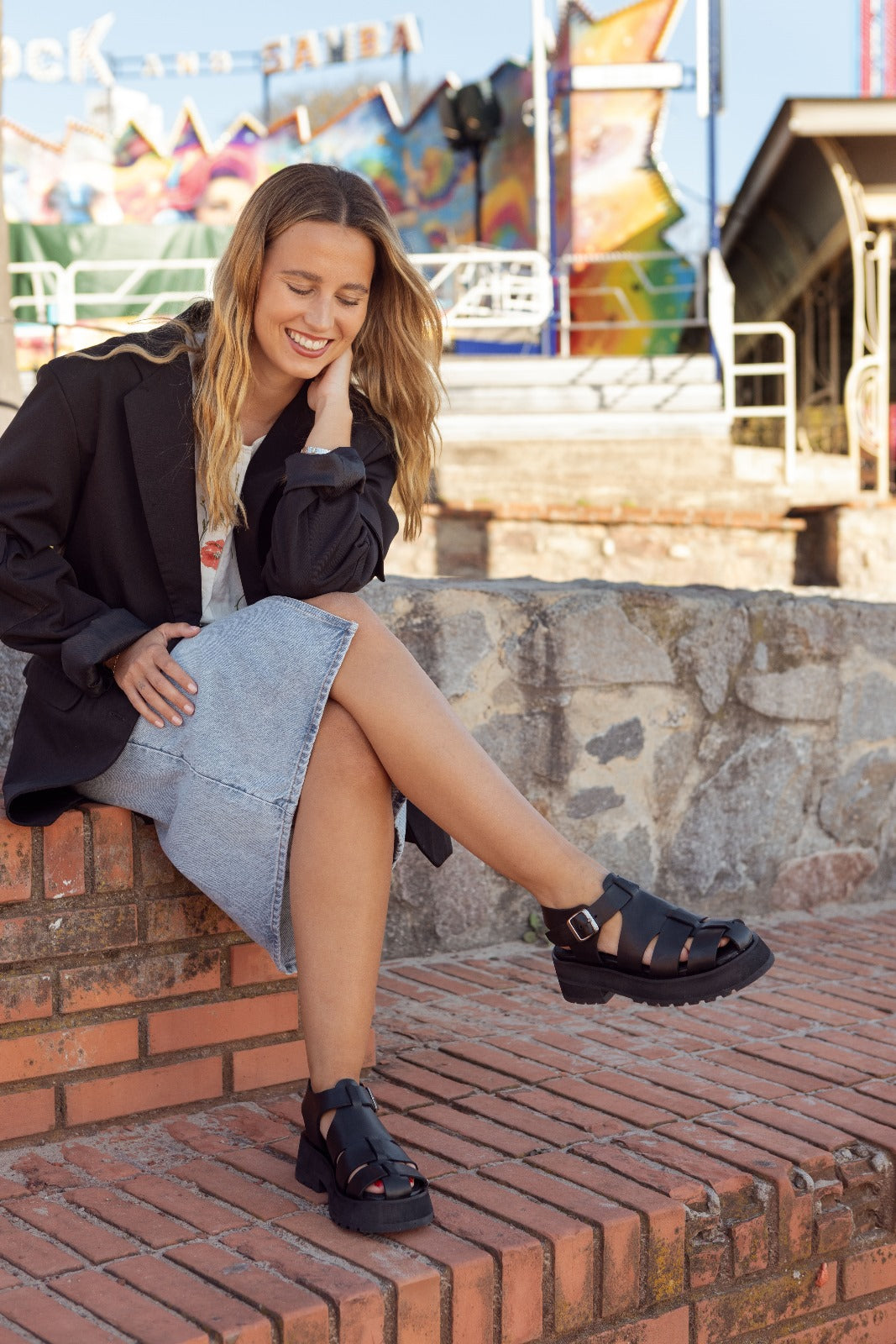 Lara: Sandalia Kiko's Negro